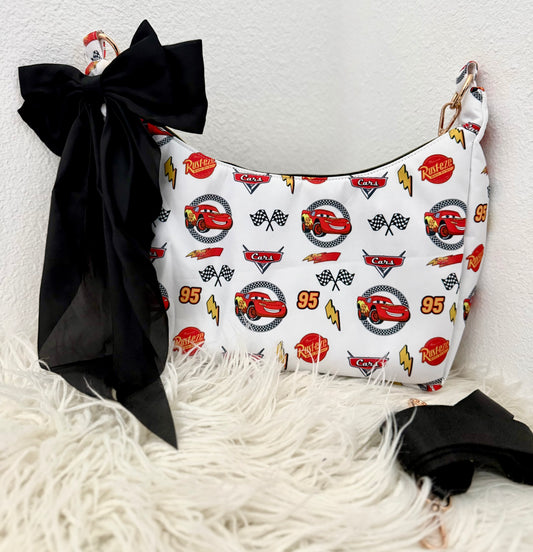 Speedy Racer crossbody ⚡️🏁🖤✨❤️